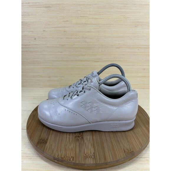 SAS Free Time Tan Leather Casual Walking Shoes Womens Size 6.5 Extra Wide - Picture 1 of 8